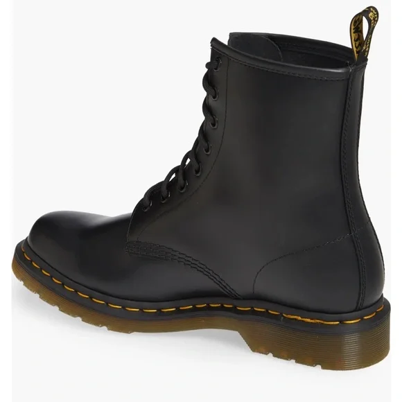 Dr. Martens 1460 Women’s Black Leather Boots Size 10 - Picture 1 of 10